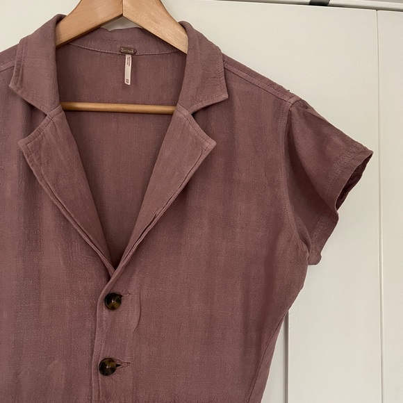 Free People Margot Short Sleeve Coverall - Picture 6 of 10